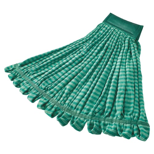 Rubbermaid Web Foot 24 Ounce Microfiber Tube Mop, 5 Inch Headband, Green